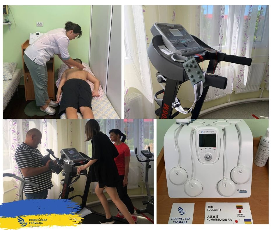 A Treadmill for Cardio Exercises and a Modern Myostimulator Were Purchased by the Japanese City of Toyohashi for a Medical Institution in Vinnytsia