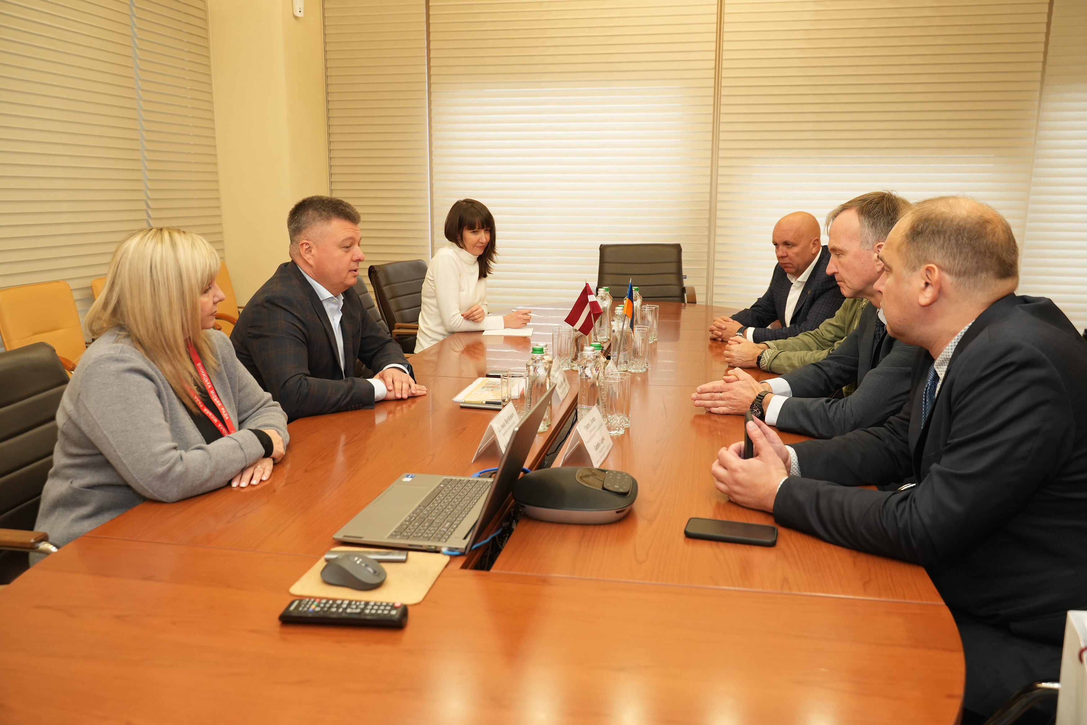 Зустріч із латвійською делегацією у міській раді