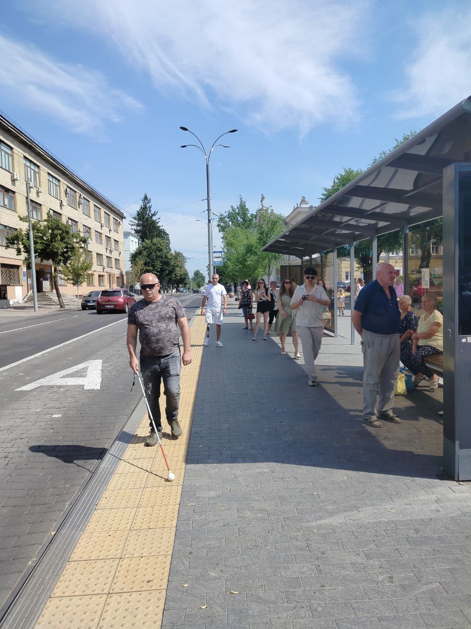 Департамент відновлення та розвитку Вінницької міської ради долучив ветеранів до додаткового обстеження однієї з ділянок майбутнього безбар’єрного маршруту